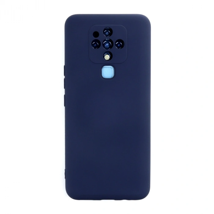 Tecno Camon 16 Kılıf Nano İçi Kadife Silikon - Lacivert