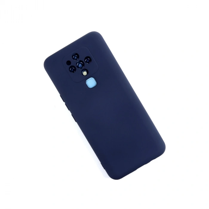 Tecno Camon 16 Kılıf Nano İçi Kadife Silikon - Lacivert