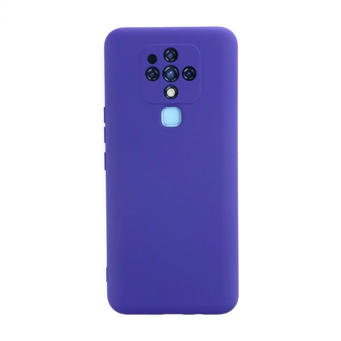 Tecno Camon 16 Kılıf Nano İçi Kadife Silikon - Mor