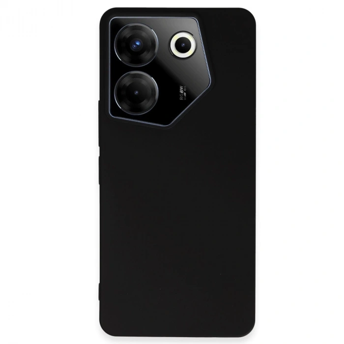 Tecno Camon 20 Pro 5g Kılıf First Silikon - Siyah