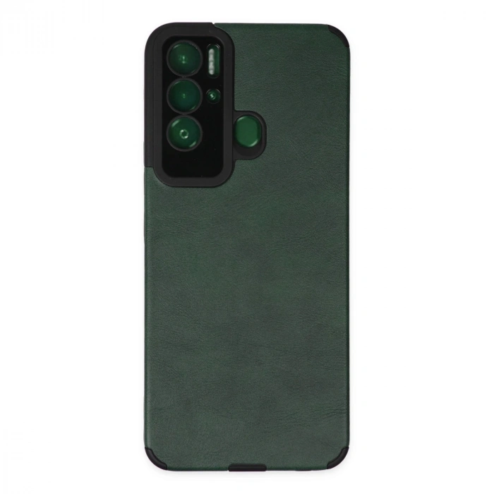 Tecno Pova Neo Kılıf Loop Deri Silikon - Yeşil