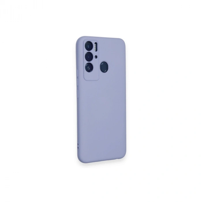 Tecno Pova Neo Kılıf Nano İçi Kadife Silikon - Lila