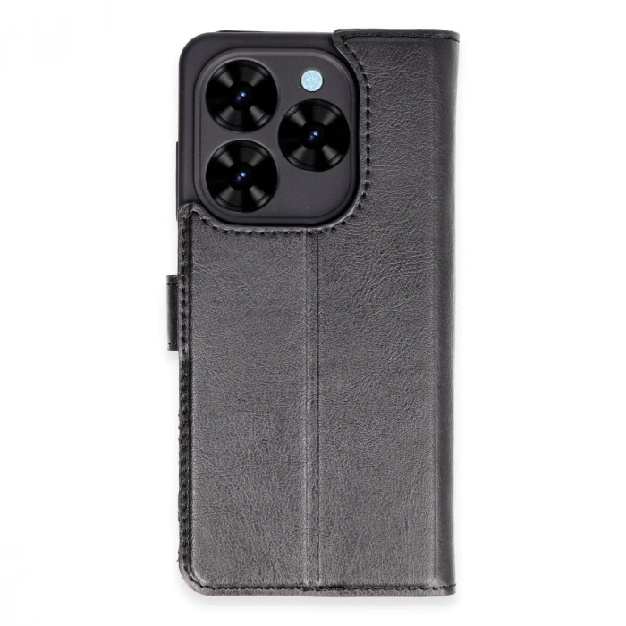 Tecno Spark Go 2024 Kılıf Trend S Plus Kapaklı Kılıf - Siyah