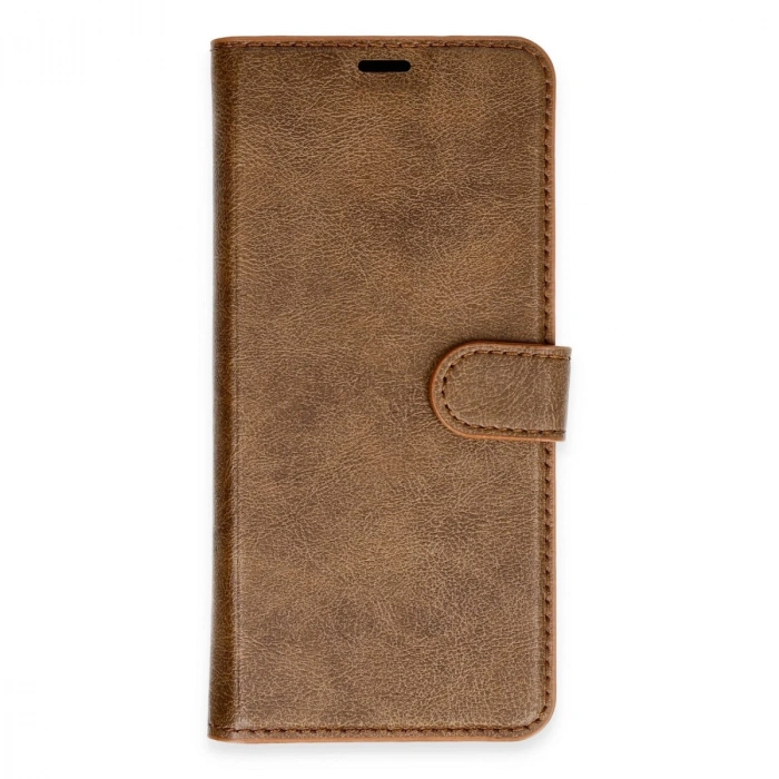 Tecno Spark Go 2024 Kılıf Trend S Plus Kapaklı Kılıf - Taba