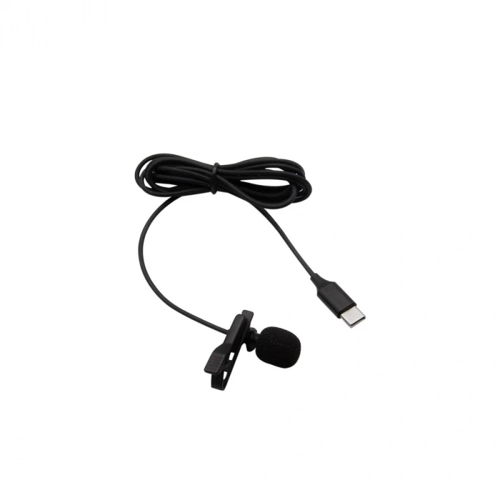 Type-c 2 Metre Double Mikrofon - Siyah
