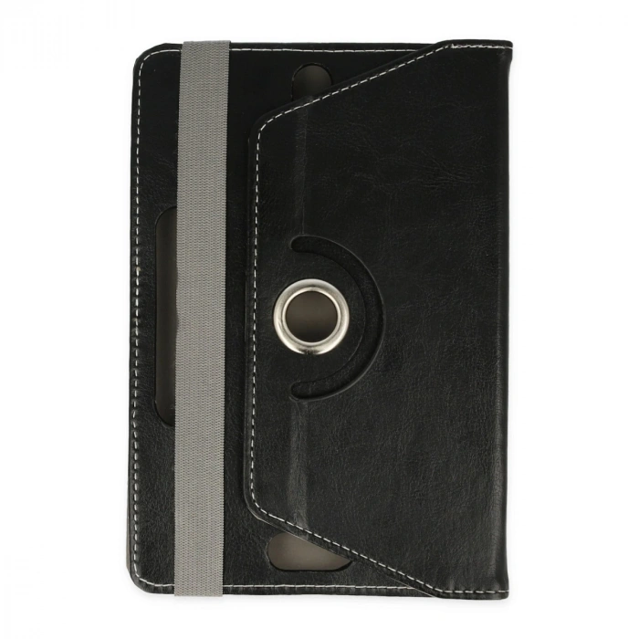 Universal 7 Kılıf 360 Tablet Deri Kılıf - Siyah