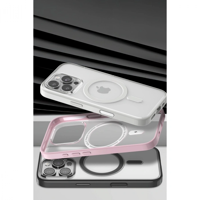 Venco Apple İphone 15 Pro Max Joly Magsafe Kapak - Beyaz