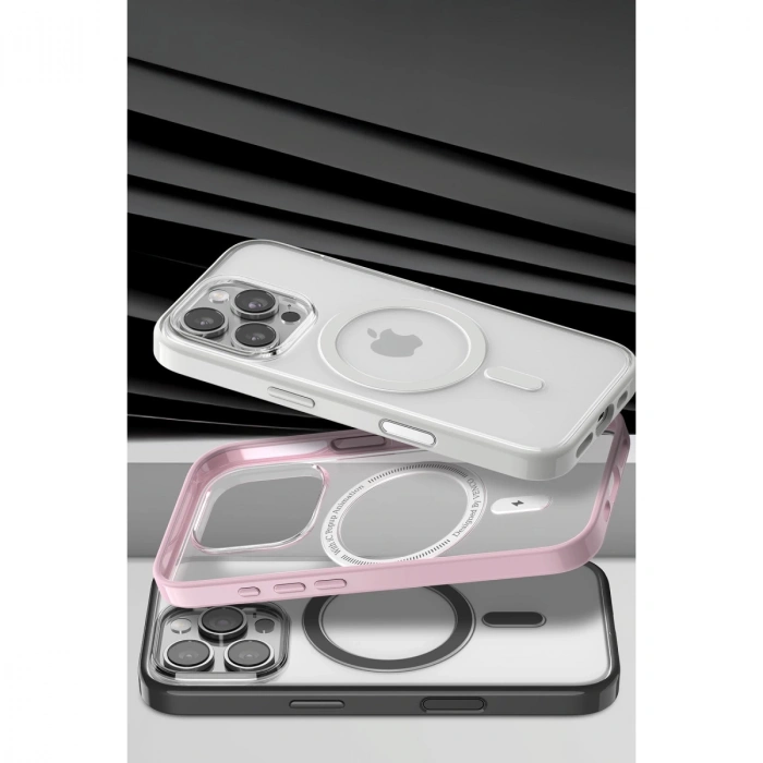 Venco Apple İphone 15 Pro Max Joly Magsafe Kapak - Beyaz