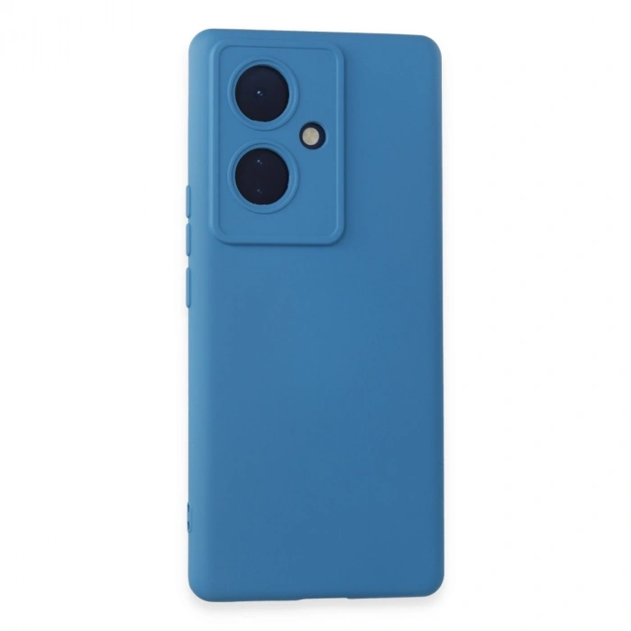 Vivo V29 Lite Kılıf Nano İçi Kadife Silikon - Mavi