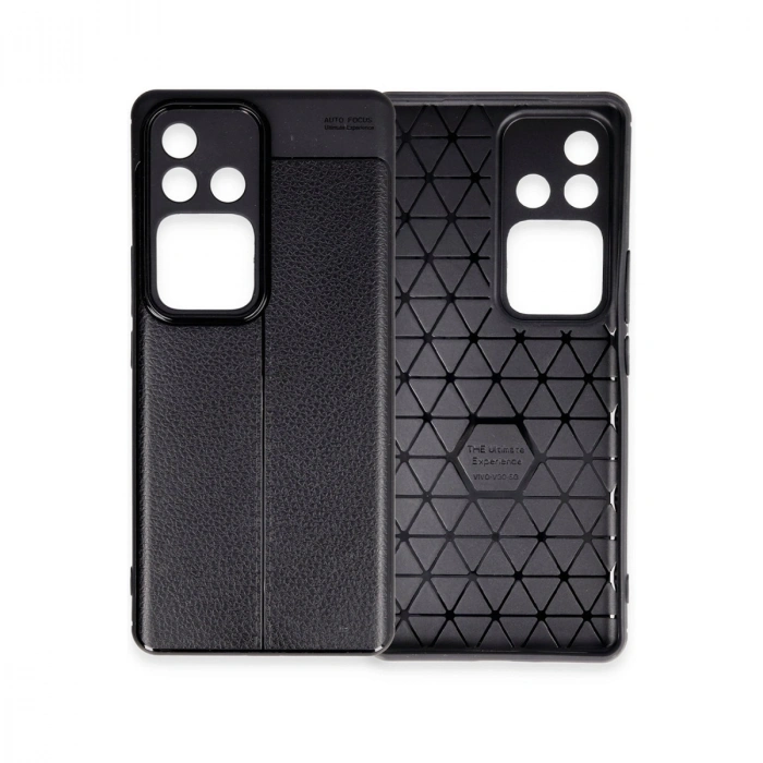 Vivo V30 5g Kılıf Auto Focus Kapak - Siyah