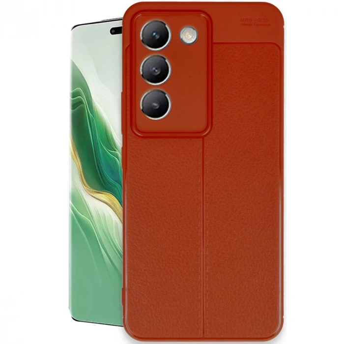 Vivo V30 Lite 4g Kılıf Auto Focus Kapak - Kırmızı
