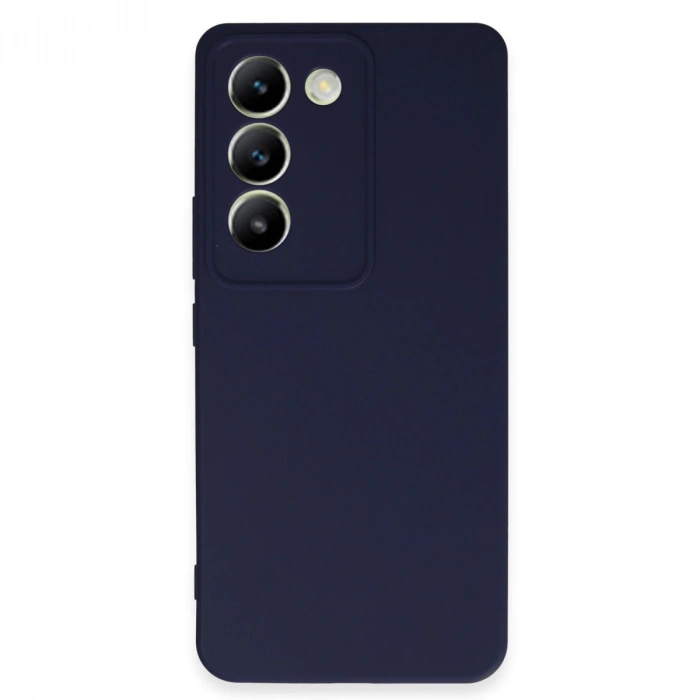Vivo V30 Lite 4g Kılıf First Silikon - Lacivert