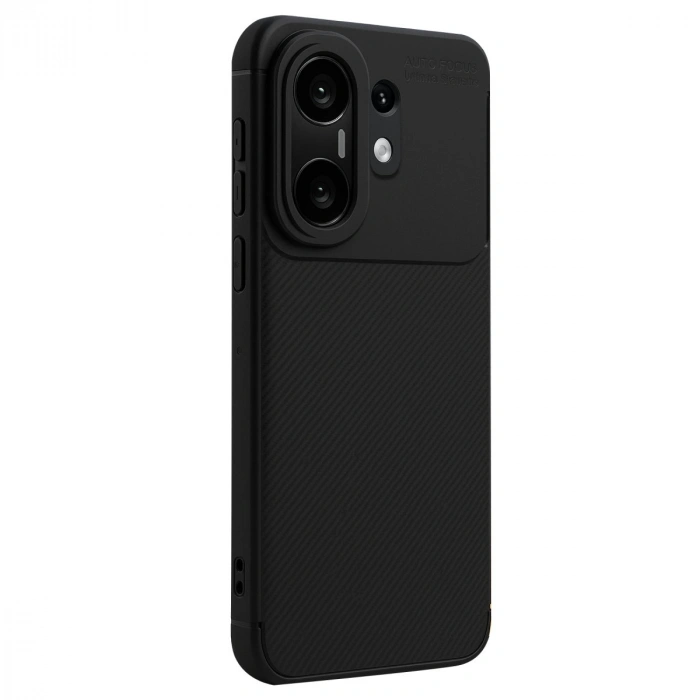 Vivo X200 Fe Auto Focus Karbon Kapak - Siyah