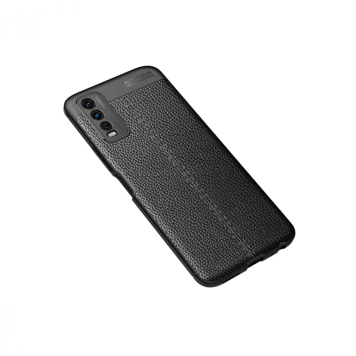 Vivo Y11s Kılıf Auto Focus Kapak - Siyah