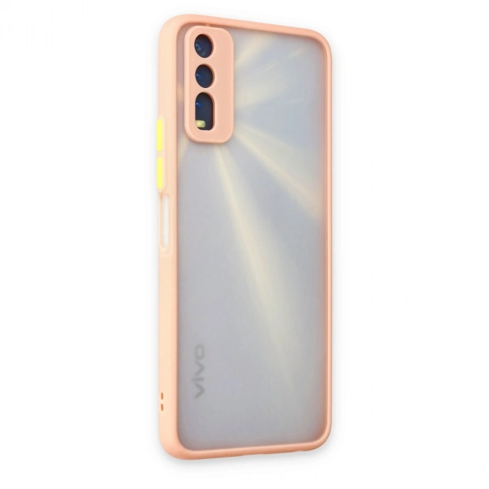 Vivo Y11s Kılıf Montreal Silikon Kapak - Pembe