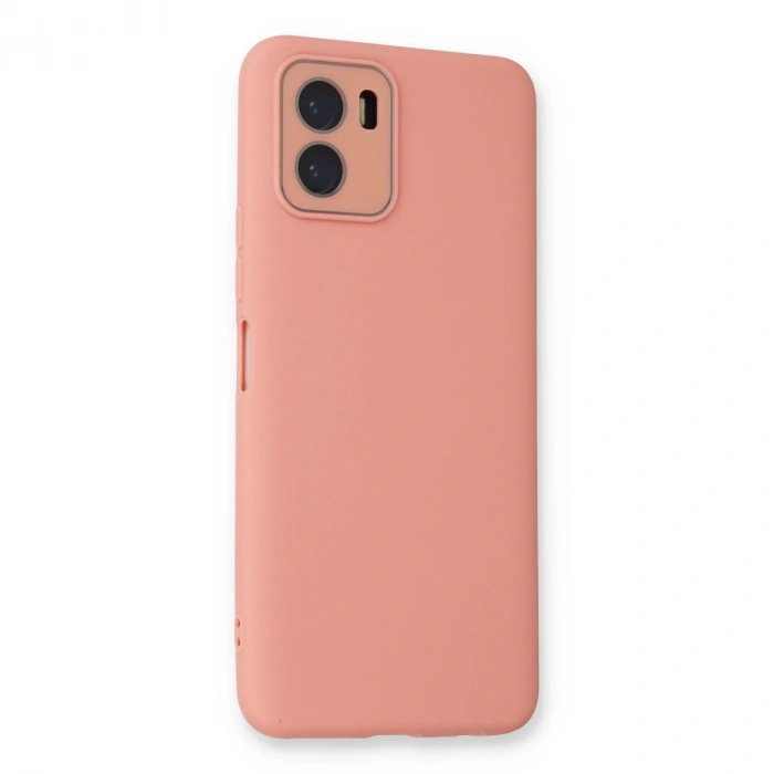 Vivo Y15s Kılıf Lansman Glass Kapak - Pembe