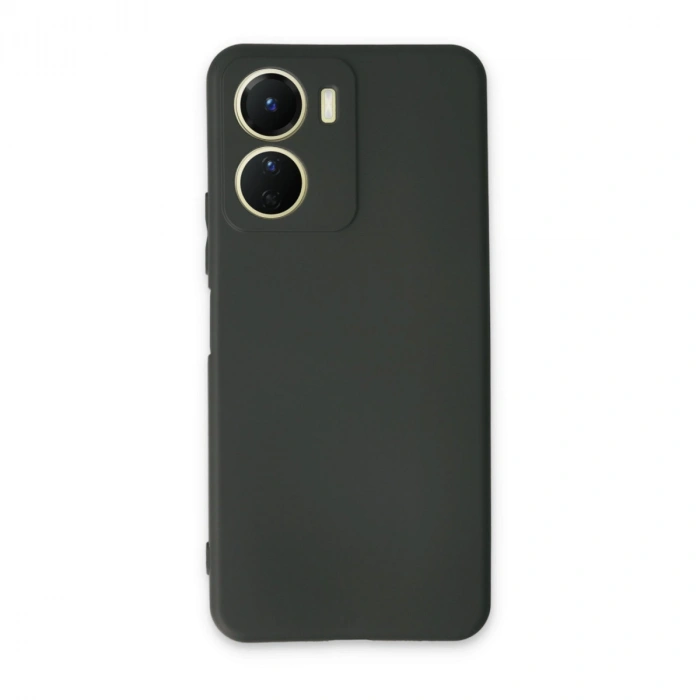 Vivo Y16 Kılıf First Silikon - Koyu Yeşil