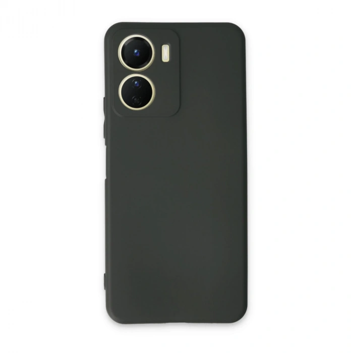 Vivo Y16 Kılıf First Silikon - Koyu Yeşil