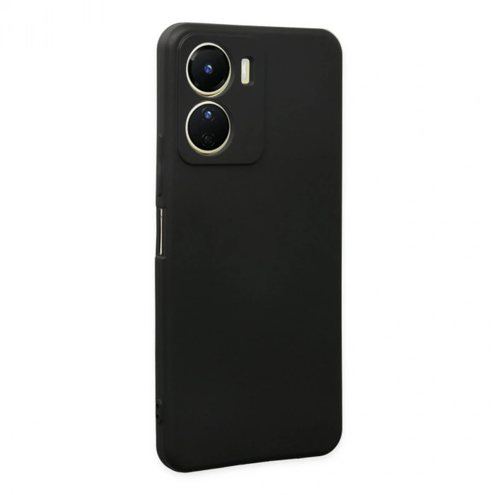 Vivo Y16 Kılıf First Silikon - Siyah