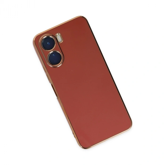 Vivo Y16 Kılıf Volet Silikon - Kırmızı