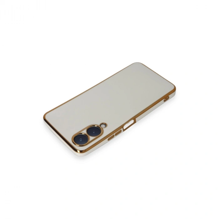 Vivo Y17s Kılıf Volet Silikon - Beyaz