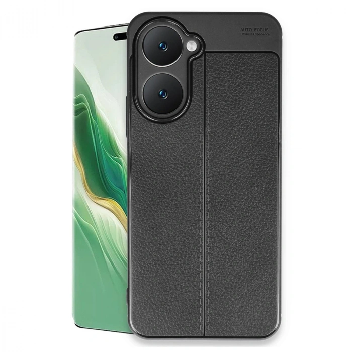 Vivo Y18 Kılıf Auto Focus Kapak - Siyah
