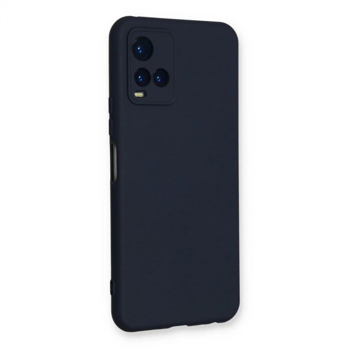 Vivo Y21s Kılıf Nano İçi Kadife Silikon - Lacivert