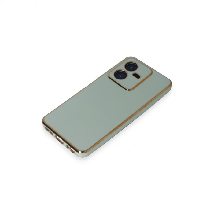 Vivo Y22 2022 Kılıf Volet Silikon - Açık Yeşil