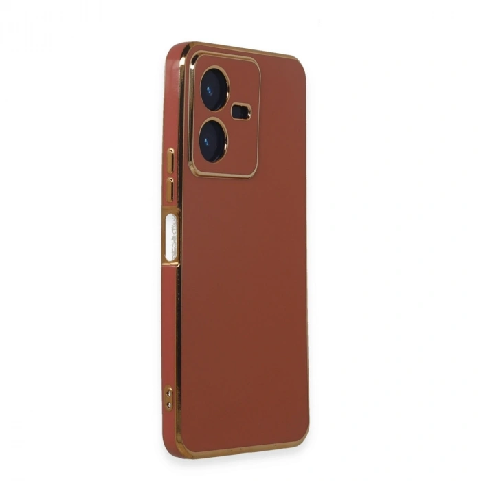 Vivo Y22 2022 Kılıf Volet Silikon - Kırmızı