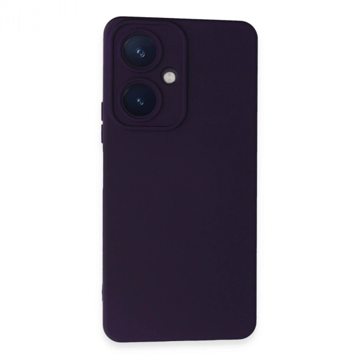 Vivo Y27 Kılıf Nano İçi Kadife Silikon - Mor