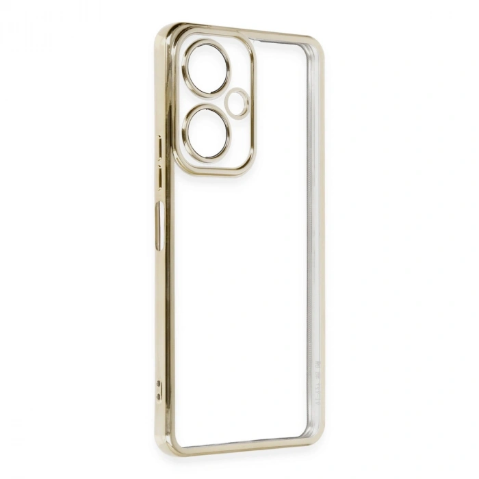 Vivo Y27 Kılıf Razer Lensli Silikon - Gold