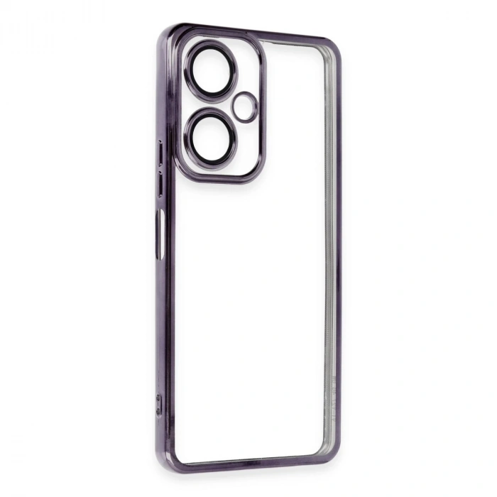 Vivo Y27 Kılıf Razer Lensli Silikon - Mor