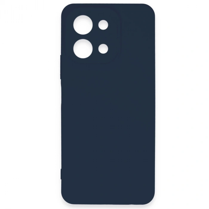 Vivo Y28 Kılıf First Silikon - Lacivert