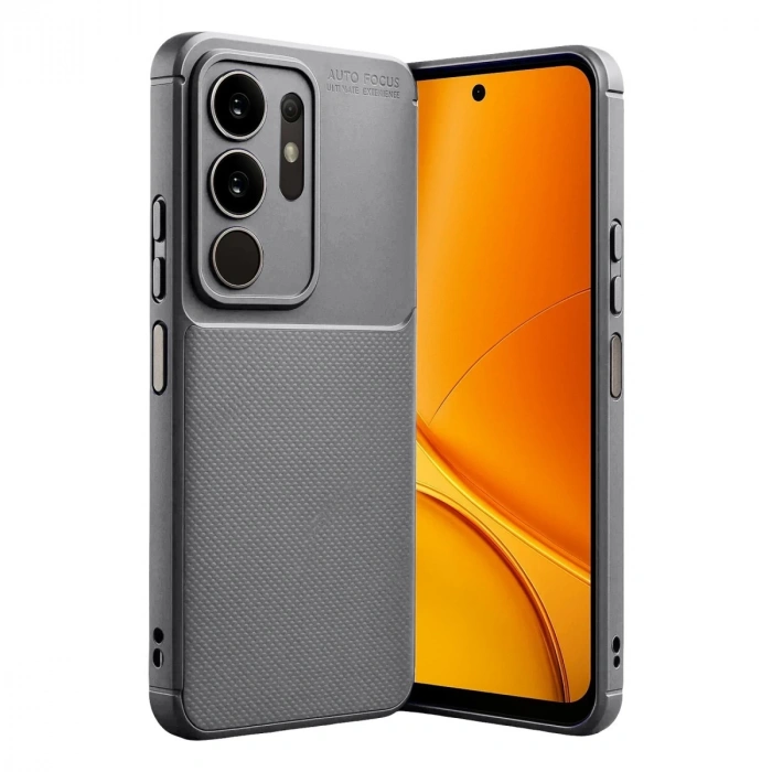 Vivo Y29 4g Auto Focus Karbon Kapak - Gri