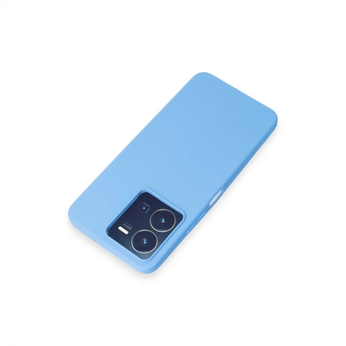 Vivo Y35 Kılıf First Silikon - Mavi