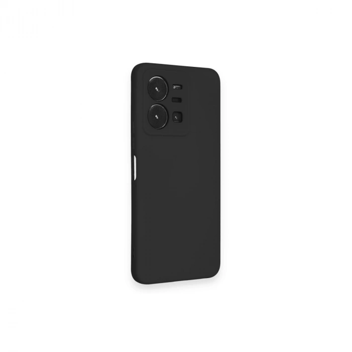 Vivo Y35 Kılıf Nano İçi Kadife Silikon - Siyah