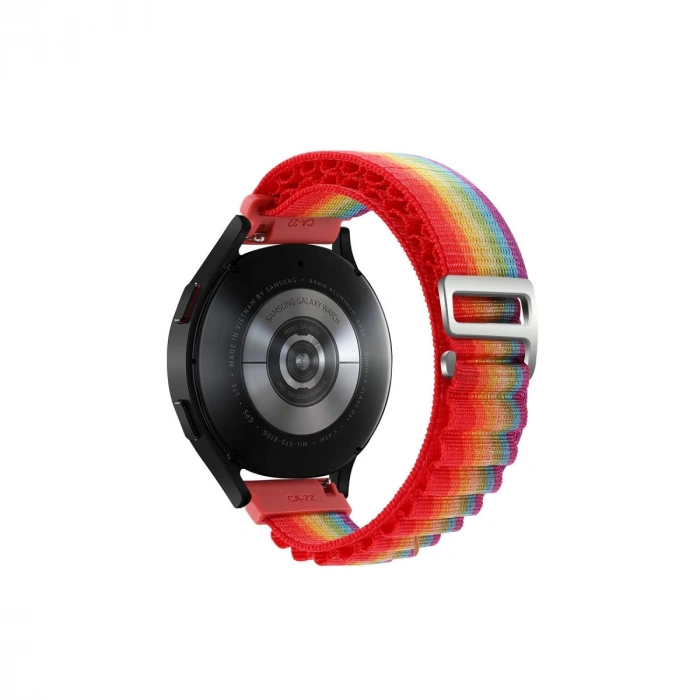 Watch 20mm Kr410 Kumaş Kordon (saat Değildir) - Gökkuşağı 1