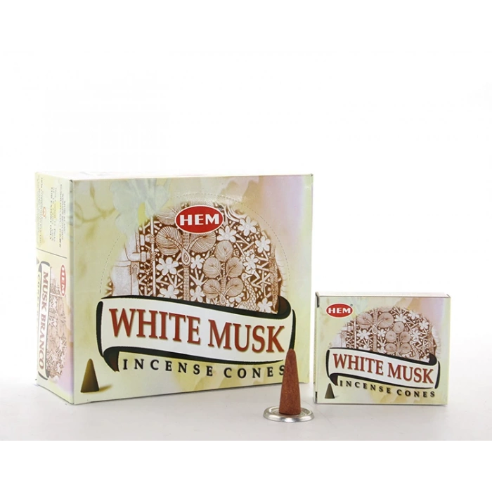 White Musk Aromalı Konik Tütsü