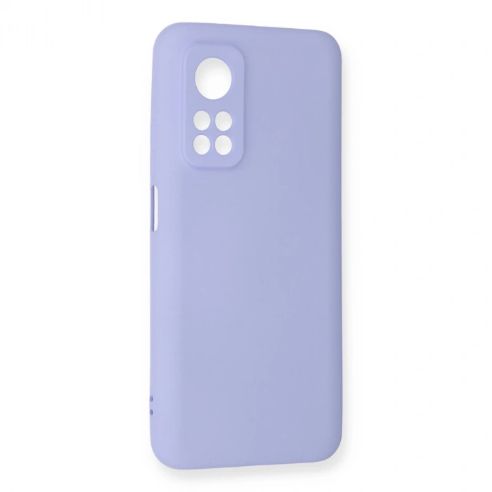 Xiaomi Mi 10t Kılıf Nano İçi Kadife Silikon - Lila