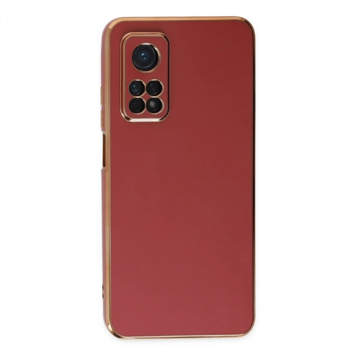 Xiaomi Mi 10t Kılıf Volet Silikon - Kırmızı