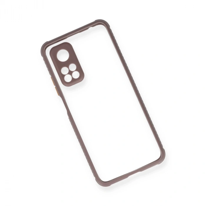 Xiaomi Mi 10t Pro Kılıf Miami Şeffaf Silikon - Açık Mor