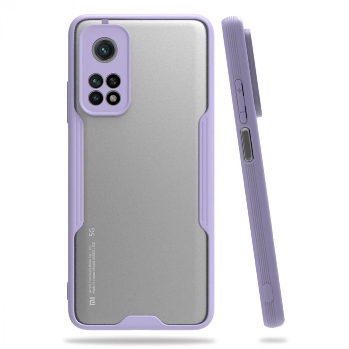 Xiaomi Mi 10t Pro Kılıf Platin Silikon - Lila