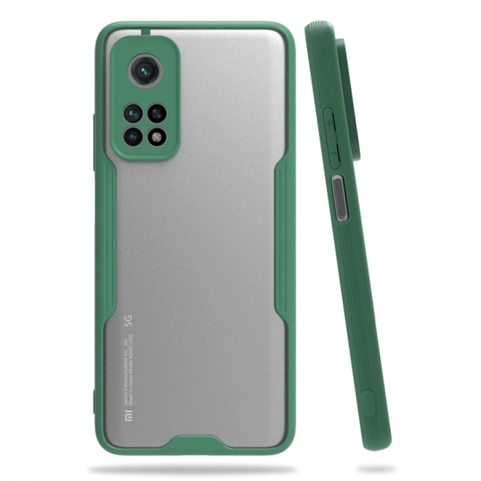 Xiaomi Mi 10t Pro Kılıf Platin Silikon - Yeşil