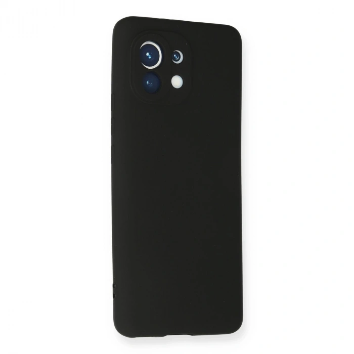 Xiaomi Mi 11 Kılıf First Silikon - Siyah