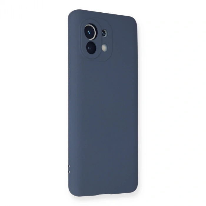 Xiaomi Mi 11 Kılıf Nano İçi Kadife Silikon - Gri