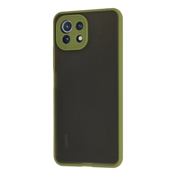 Xiaomi Mi 11 Lite Kılıf Montreal Silikon Kapak - Açık Yeşil