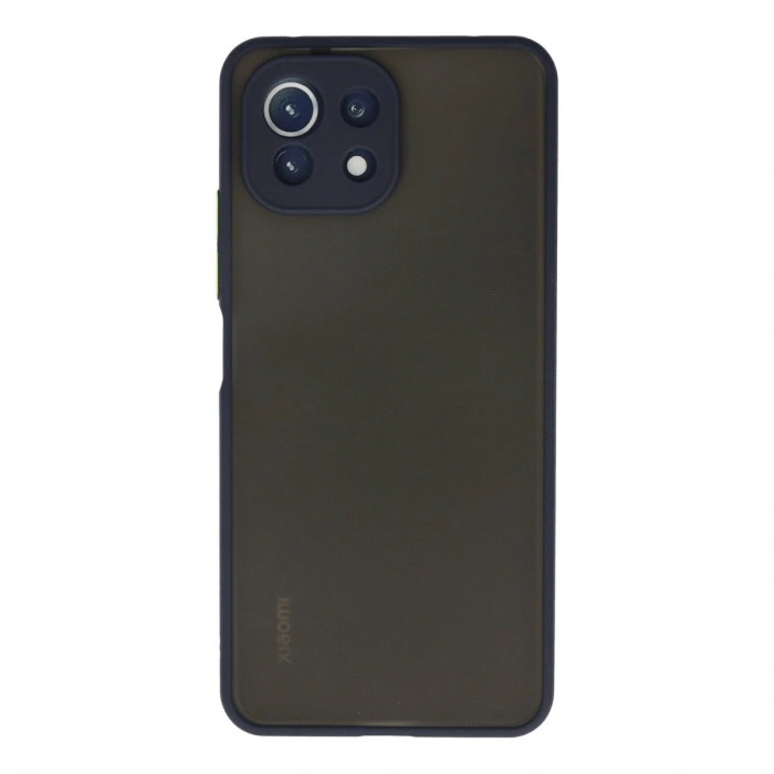 Xiaomi Mi 11 Lite Kılıf Montreal Silikon Kapak - Lacivert