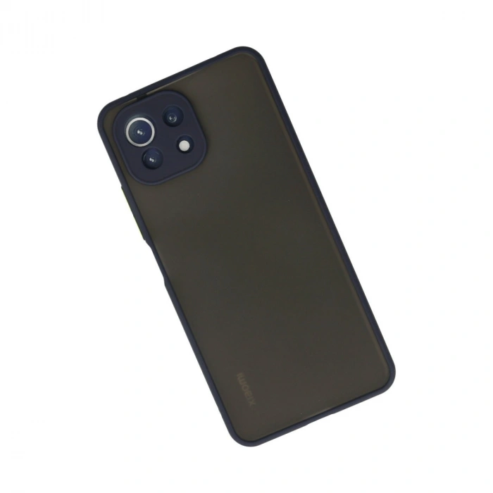 Xiaomi Mi 11 Lite Kılıf Montreal Silikon Kapak - Lacivert