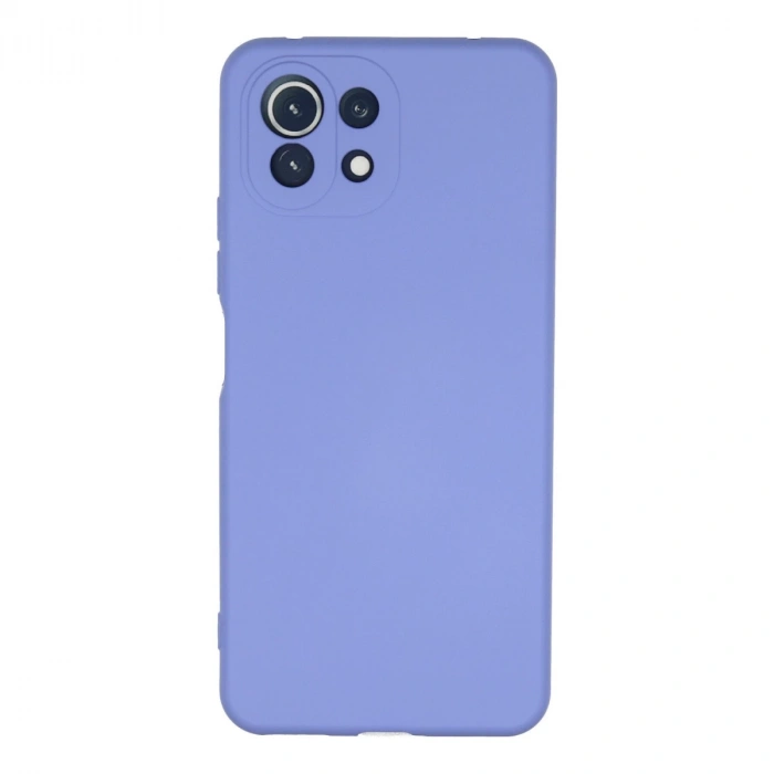 Xiaomi Mi 11 Lite Kılıf Nano İçi Kadife Silikon - Lila