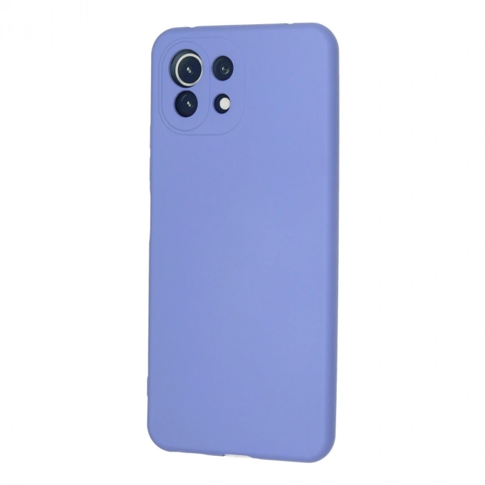Xiaomi Mi 11 Lite Kılıf Nano İçi Kadife Silikon - Lila